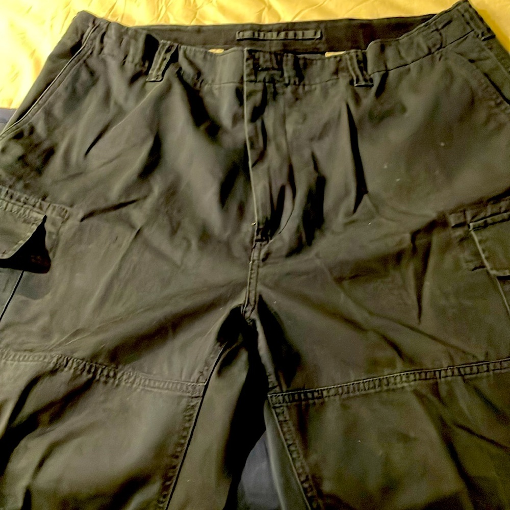 Navy blue cargo polo shorts size 38